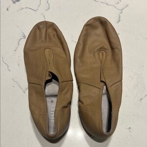Bloch Leather Split Sole Tan Jazz Shoe
